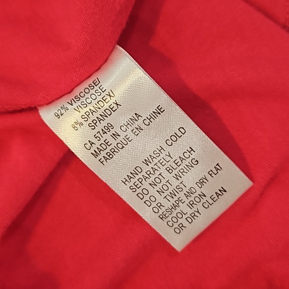 NWT Anna Bella Fuschia Pink Ruffle Blouse. LARGE. - Picture 6 of 7